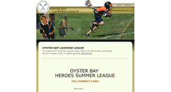 Desktop Screenshot of oysterbaylacrosse.com